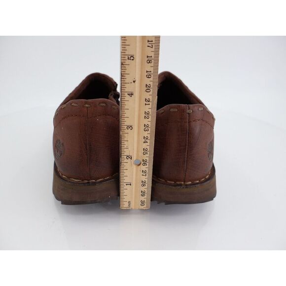 Timberland Smart System Loafers Womens 7M Brown Leather Shoes Size Zip Comfort - Picture 6 of 12
